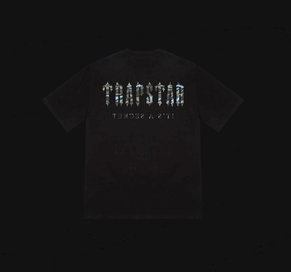 Trapstar Decoded All Terrain Tee “Black/Blue” Cameo