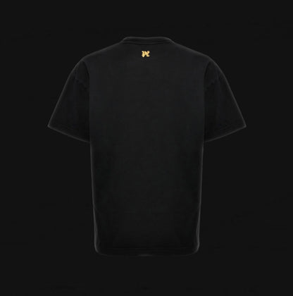 Palm Angels Burning Monogram Tee Black