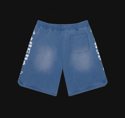 Godspeed Courtside Shorts Blue Sun Fade