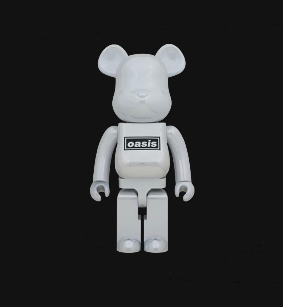 Bearbrick Oasis 1000% White Crome