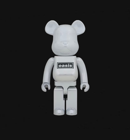 Bearbrick Oasis 1000% White Crome