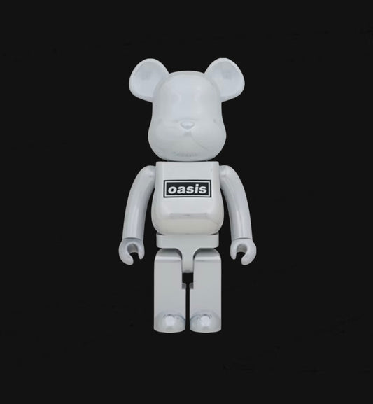 Bearbrick Oasis 1000% White Crome