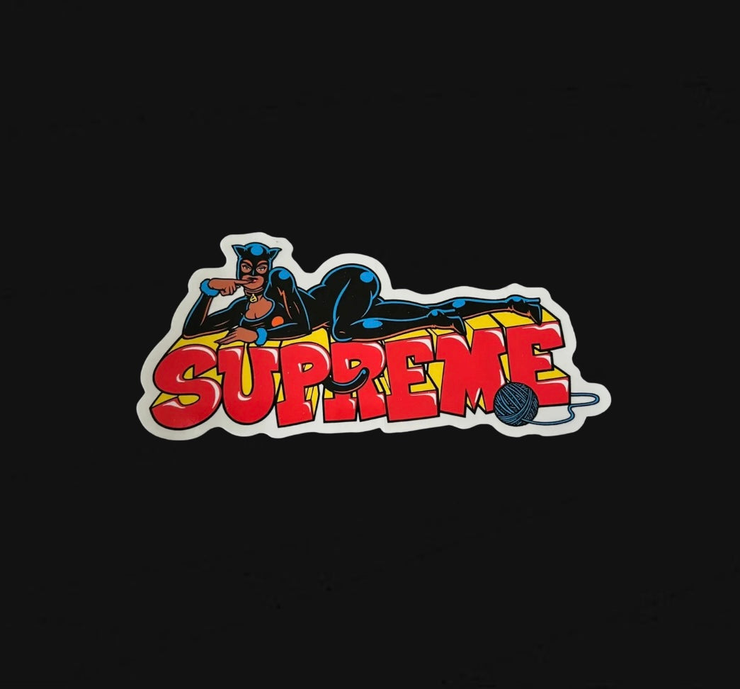 Supreme Catwoman Sticker