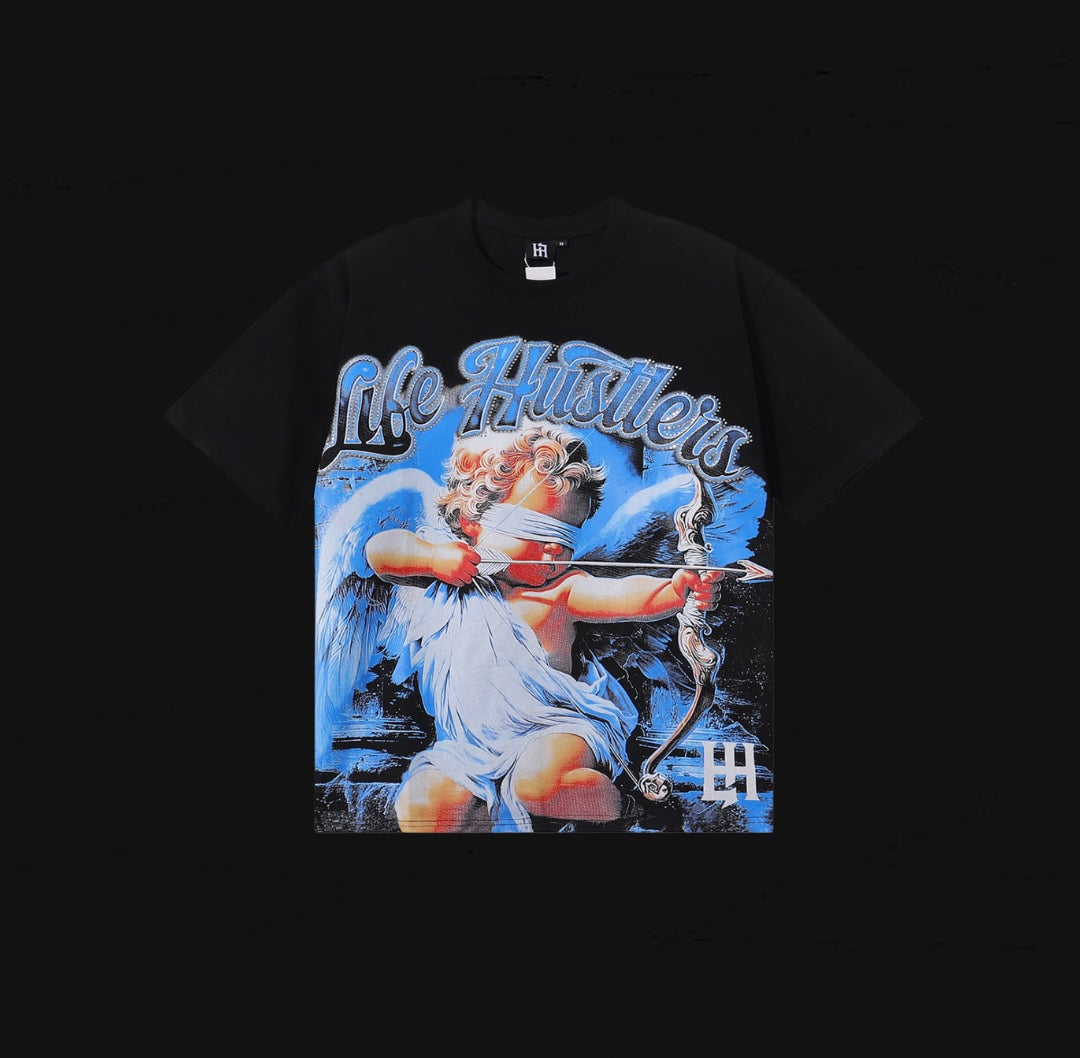 Life Hustlers “Blind Cupid” Tee [Black]