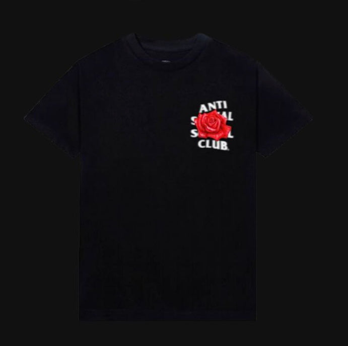 Anti Social Social Club Roses Are
Red Tee Black