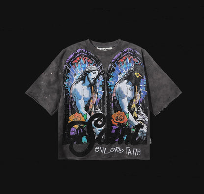 BKYS Saint F-Terry Cropped Tee