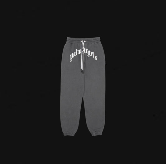 Palm Angels Curved Logo Sweatpants