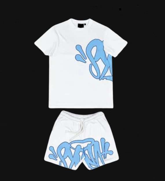 Syna World Logo Twin Set - White/Splash