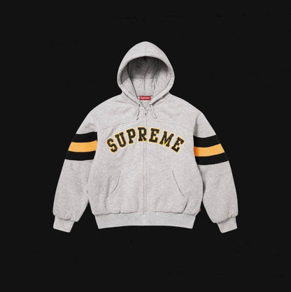 Supreme Filled Zip Up Hooded Sweatshirt