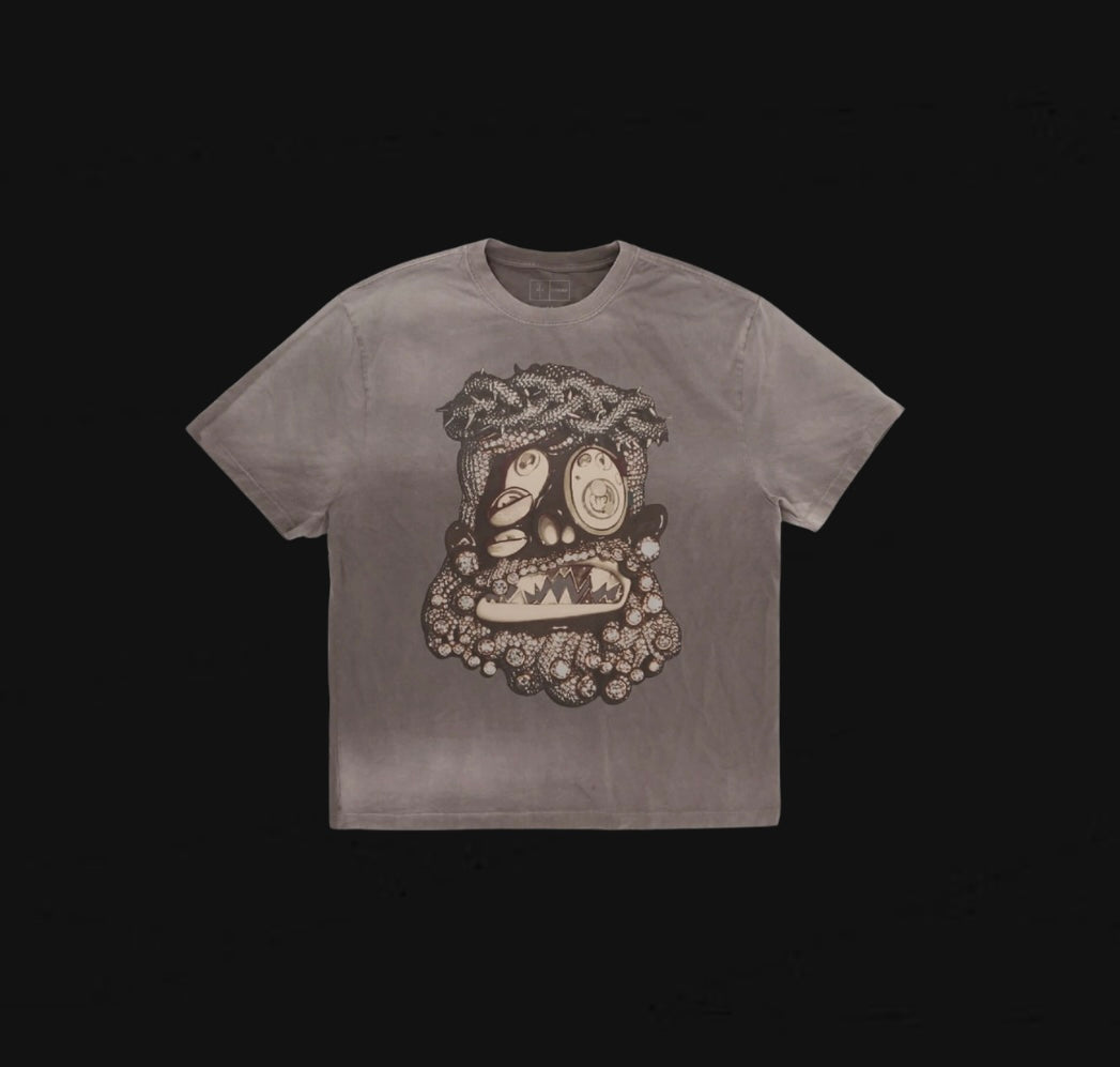 Travis Scott Cactus Jack x Takashi
Murakami Melted Utopia Dream Zodiac Tee Brown