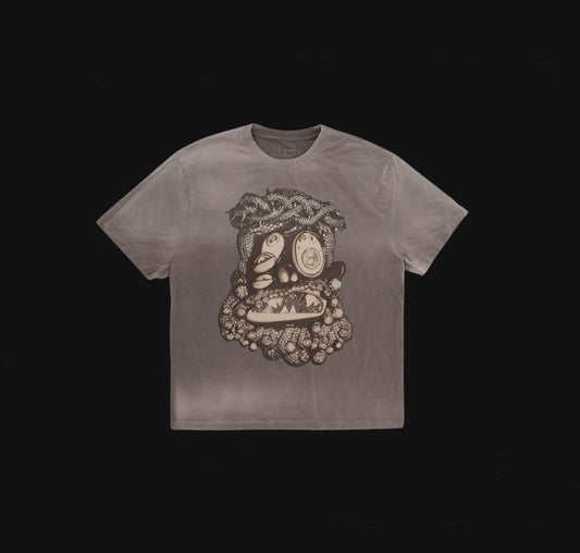 Travis Scott Cactus Jack x Takashi
Murakami Melted Utopia Dream Zodiac Tee Brown