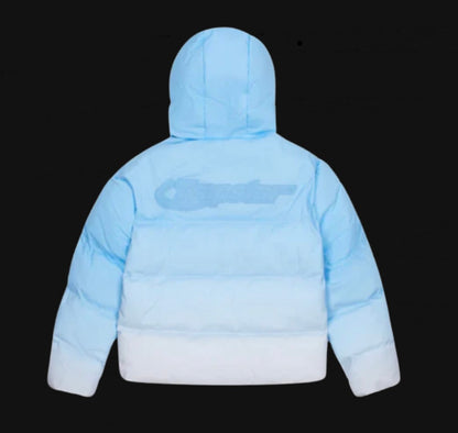 Trapstar Technical Hyperdrive Puffer Jacket Gradient Blue