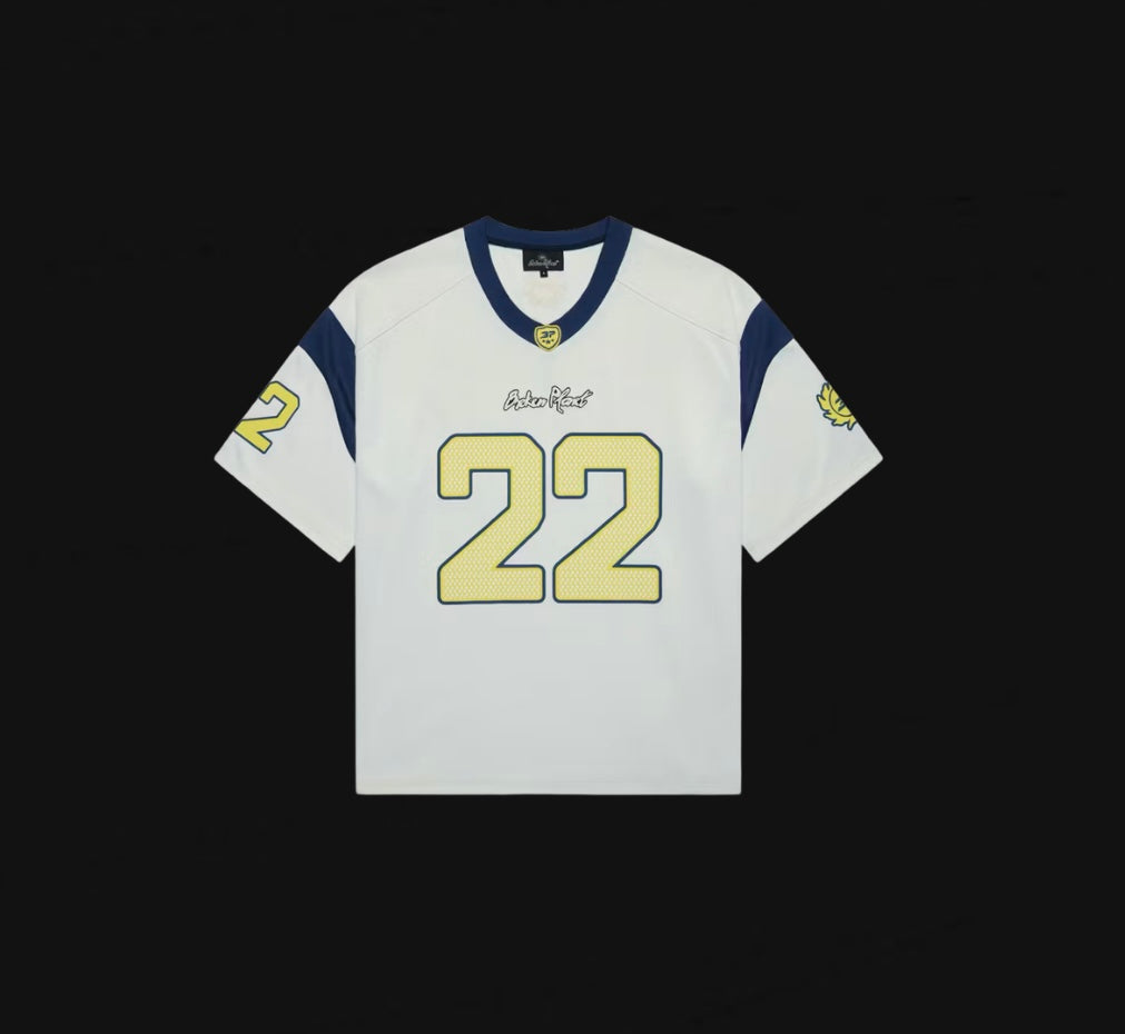 Broken Planet Football Jersey White/Blue