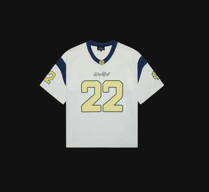 Broken Planet Football Jersey White/Blue