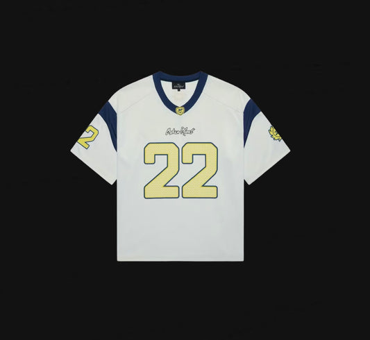 Broken Planet Football Jersey White/Blue