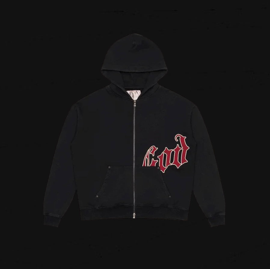 Godspeed OG Logo Sweatsuit V2 “Black/Red”