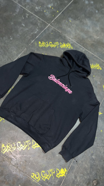 Balenciaga Script Glossy Hoodie