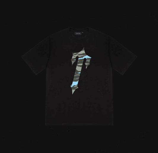Trapstar Decoded All Terrain Tee “Black/Blue” Cameo