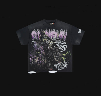 RoughPlay Bandad Motorcycle Tee