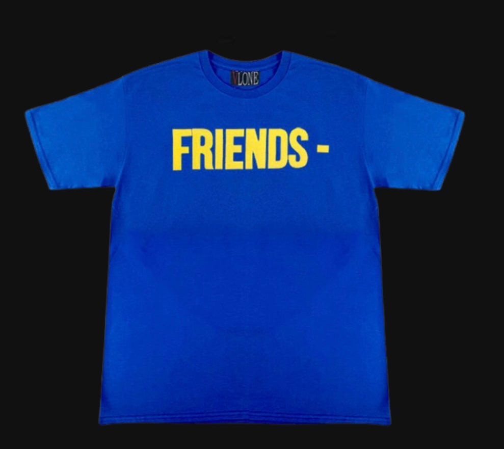 Vlone FRIENDS Tee Blue/Yellow