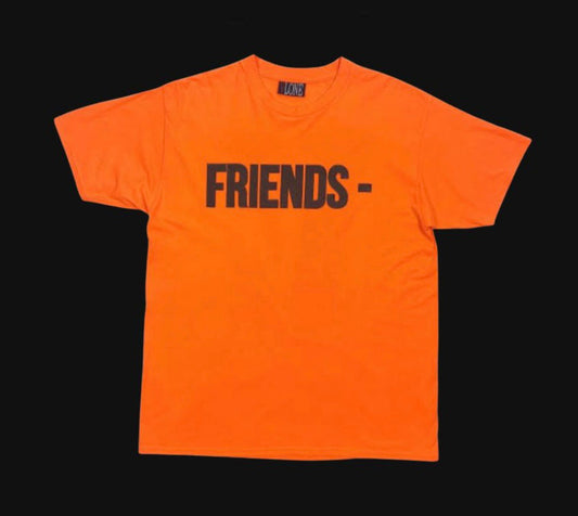 Vlone Friends Tee Orange/Black