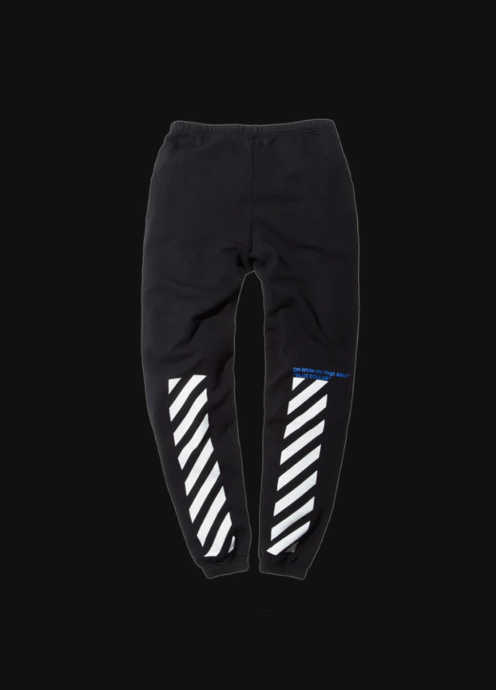 Off White Sweatpants Blue Collar season
