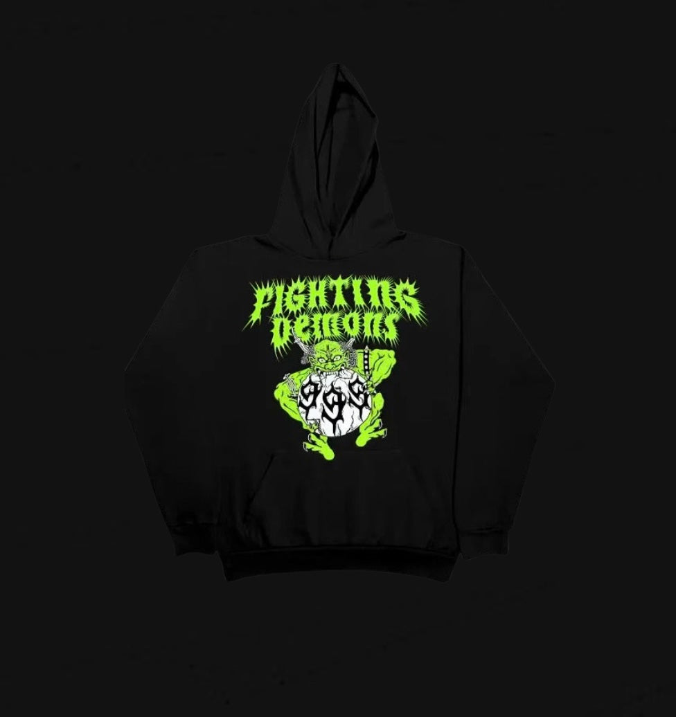 Vlone X Juice WRLD Fighting Demons Hoodie