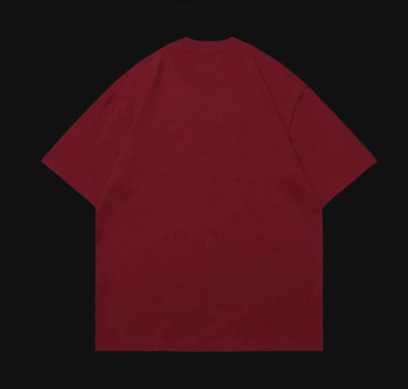 Drew House ‘Lit ss Tee Burgundy’