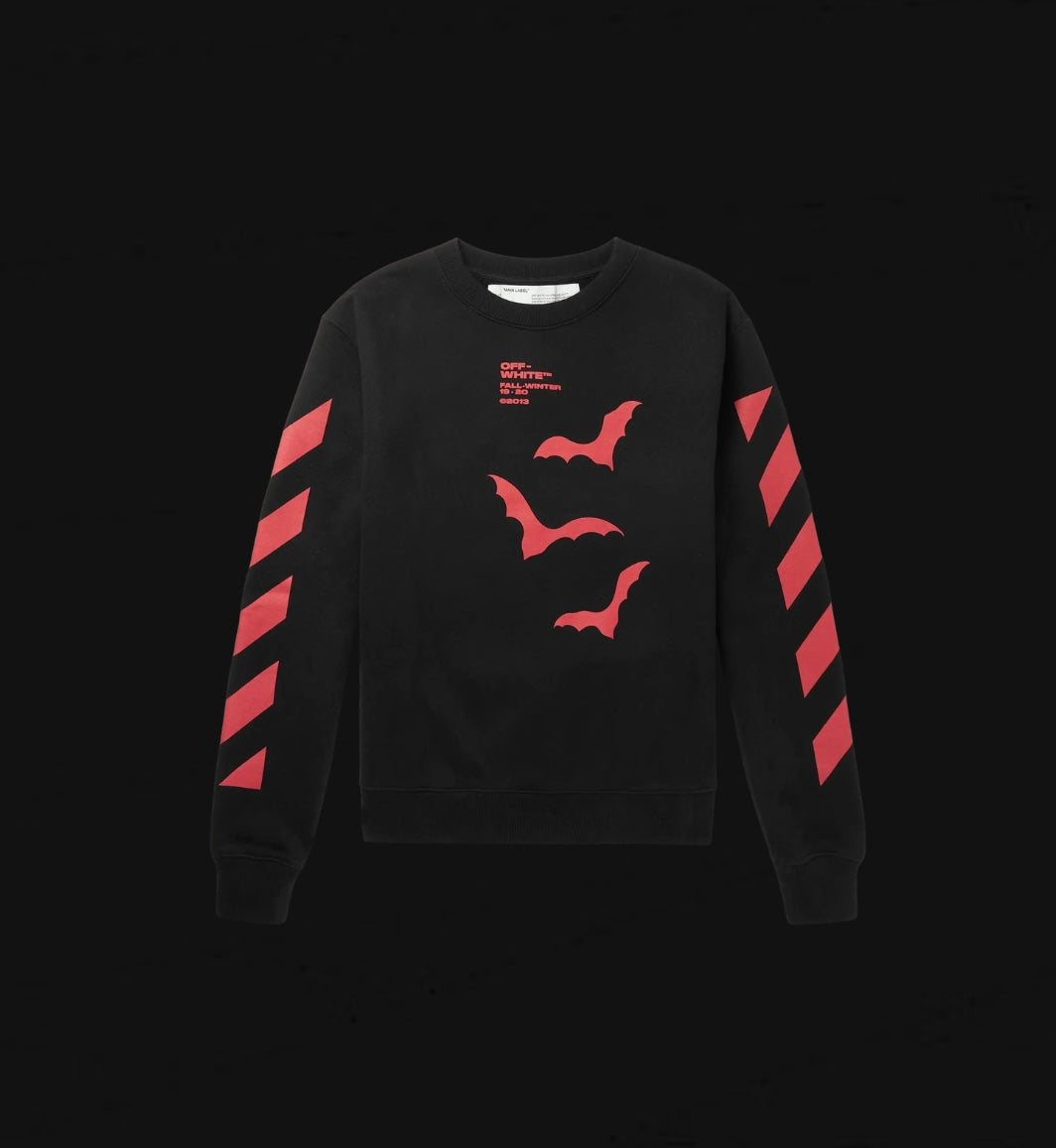 Off White Virgil Abloh Bats Sweatshirt
