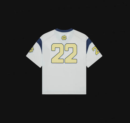 Broken Planet Football Jersey White/Blue