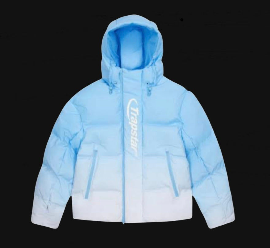 Trapstar Technical Hyperdrive Puffer Jacket Gradient Blue