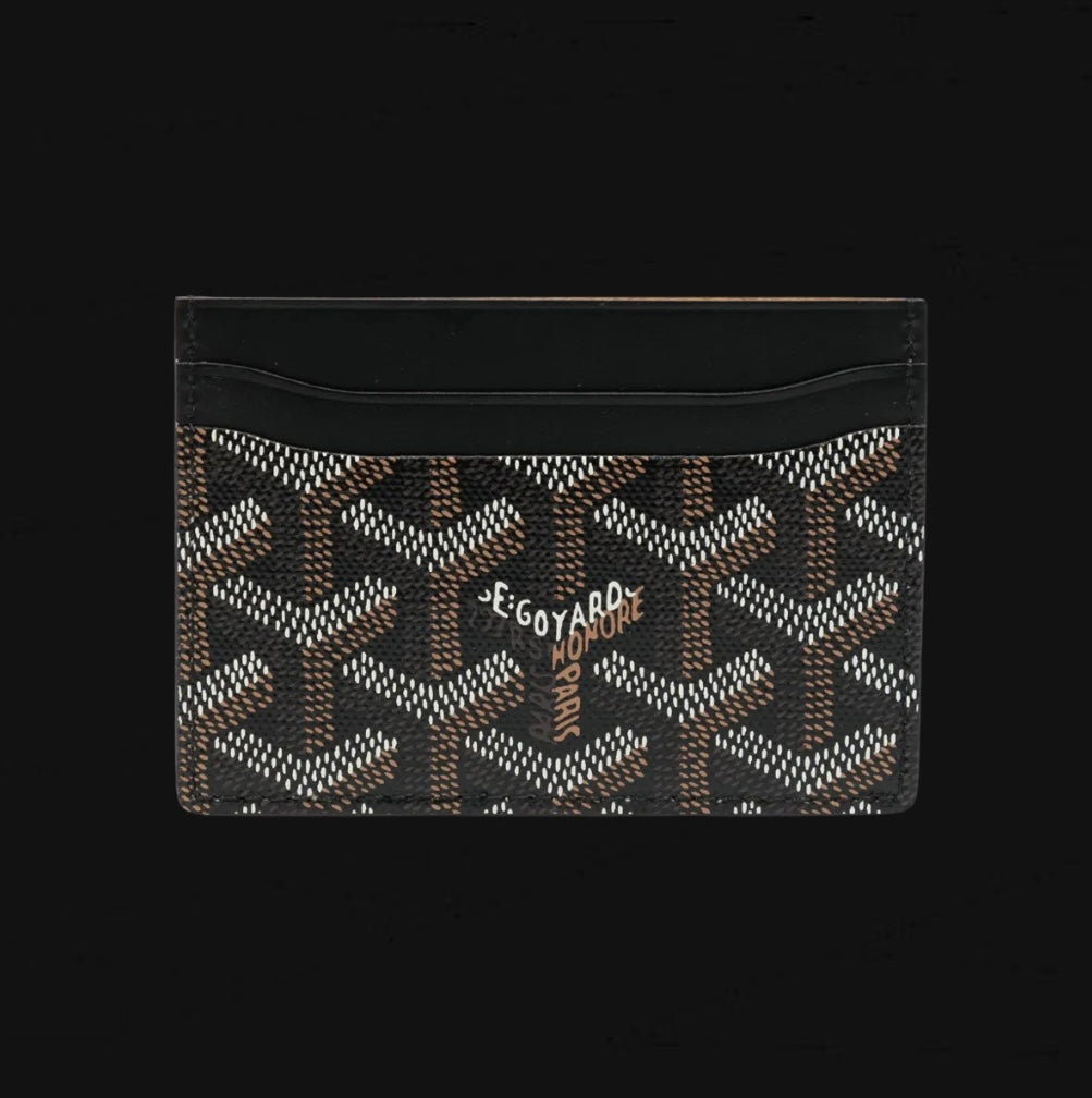 GOYARD Saint-Sulpice Card Wallet Black