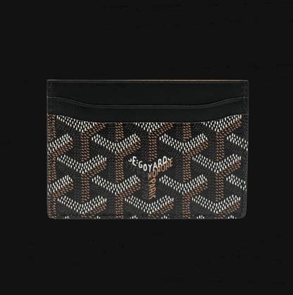 GOYARD Saint-Sulpice Card Wallet Black