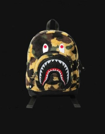 Bape 1st Camo BOA Shark Daypack Yellow