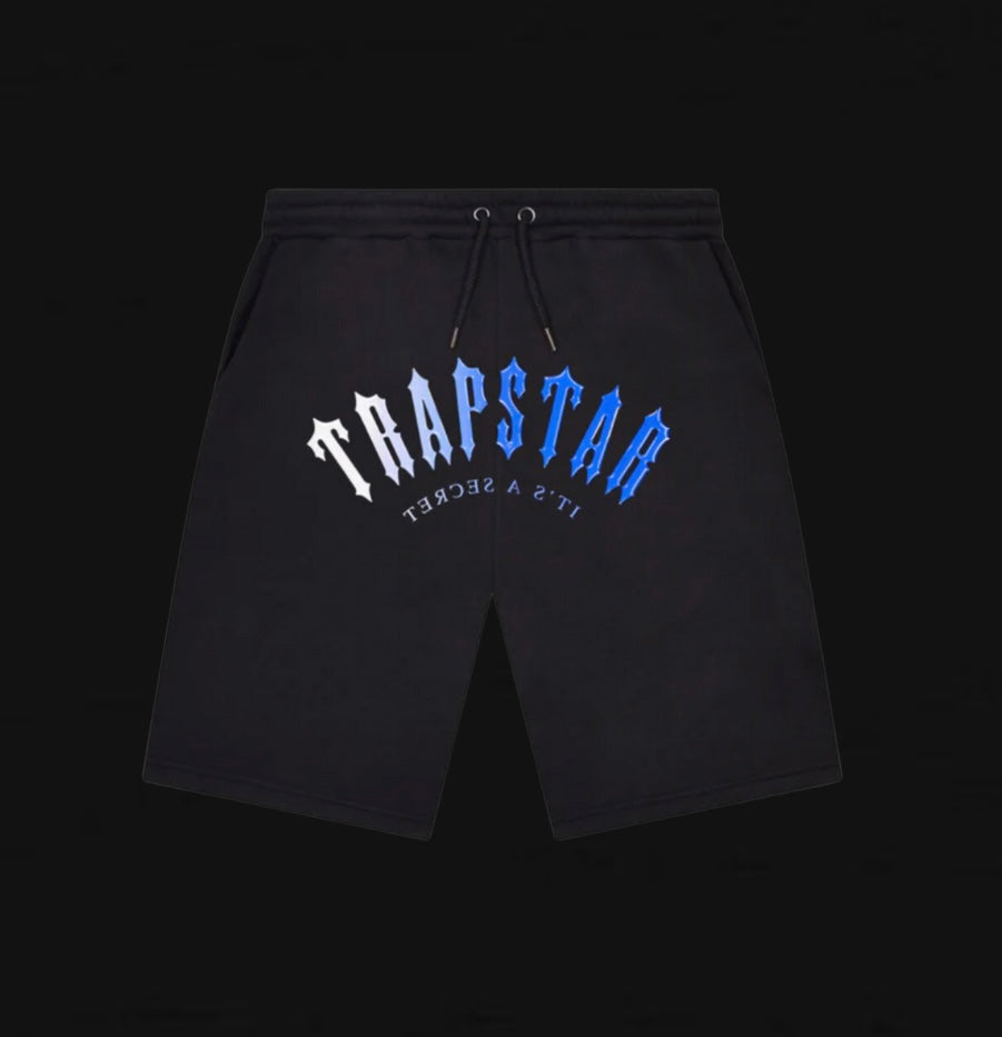 Trapstar 2.0 Gel Shorts Black/Blue