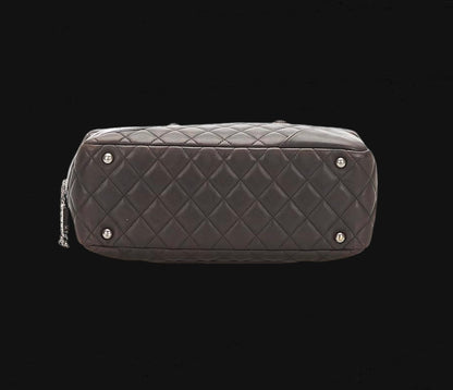 Chanel Brown Cambon Ligne Shoulder Bag Dark brown Leather