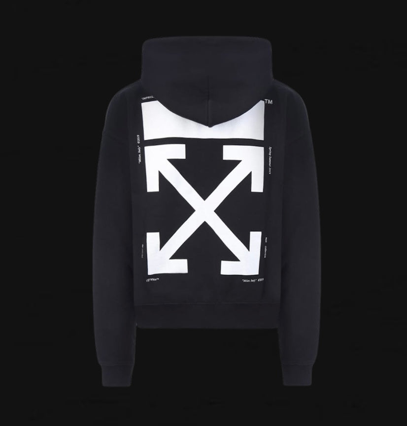 OFF-WHITE™ KISS OVER HOODIE Black