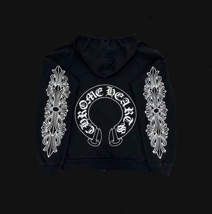 Chrome Hearts Horse Shoe Floral  Hoodie