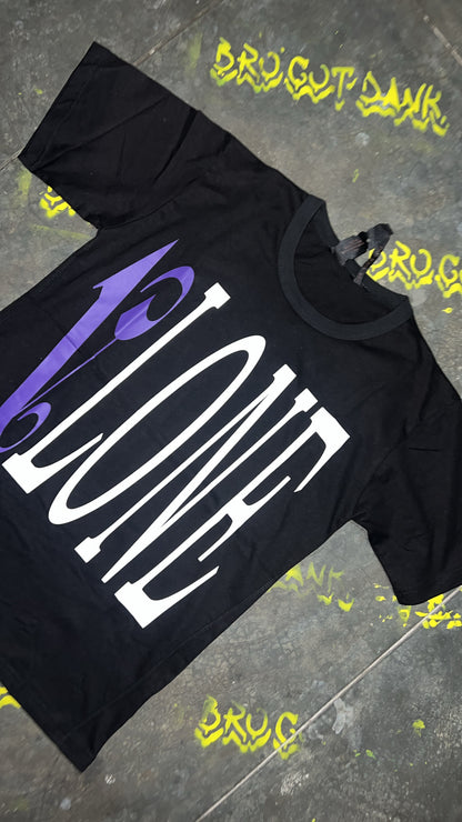 Vlone x Palm Angels Black/Purple Staple Tee